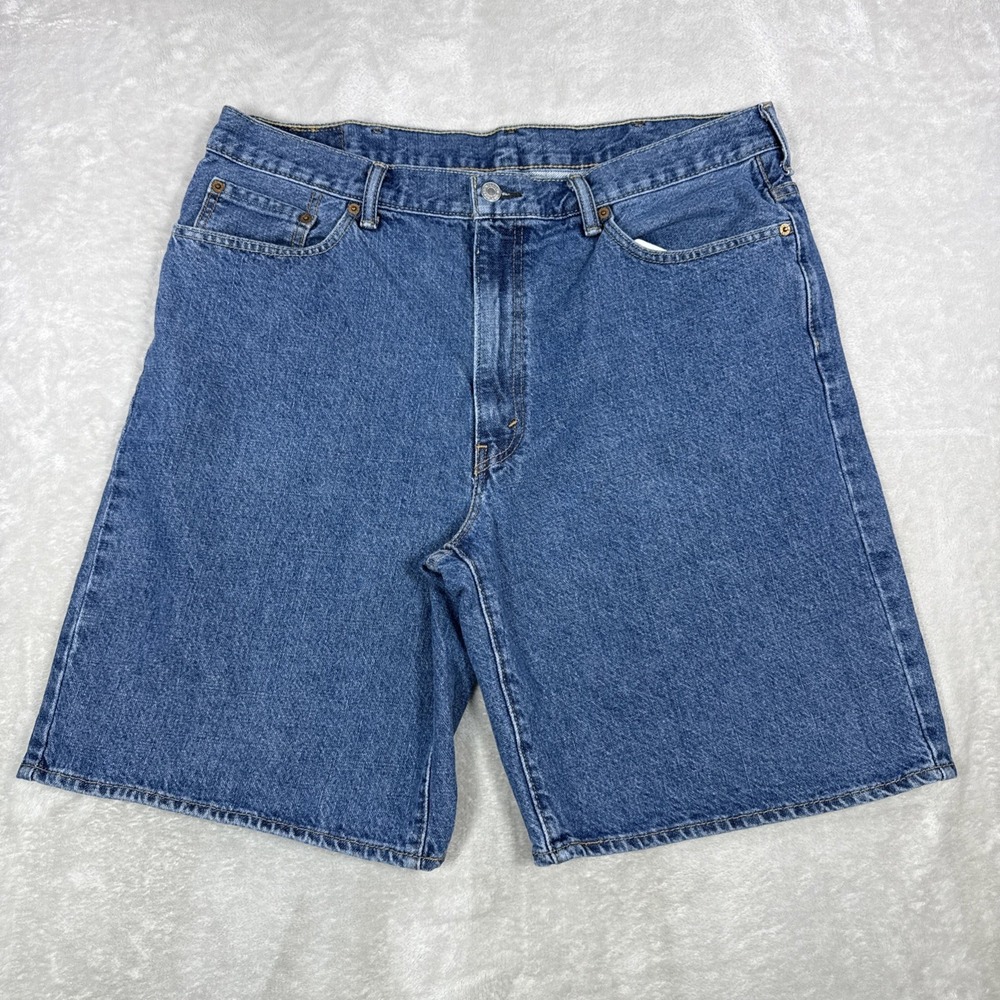 Levi's 550 Relaxed Fit Shorts Size 40 Denim 10" Inseam